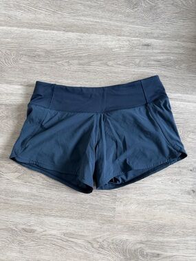 lululemon athletica Speed Up High- Rise Navy Blue Women's Running Shorts